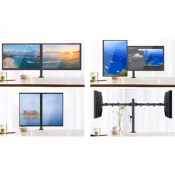 Techly 13-27" Desk Stand for 2 Monitor with Clamp" ICA-LCD 482-D - Additional view 8