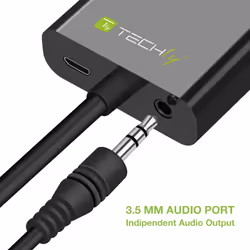Techly Cable Adapter Converter HDMI to VGA with Micro USB and Audio IDATA HDMI-VGA2AU - Additional view 6