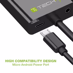 Techly Cable Adapter Converter HDMI to VGA with Micro USB and Audio IDATA HDMI-VGA2AU - Additional view 7