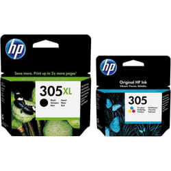 Compatible HP 305 Ink Cartridge Black Tri-Colour 3YM62AE 3YM60AE  2710 2720 2721 2722 2723 2724 HP DeskJet Plus 4110 4120 4122 4130 HP Envy 6010 6020