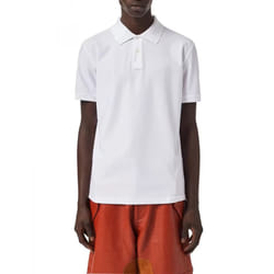 DIESEL T-SMITH-B2 Mens Polo Shirt Short Sleeve Casual Summer Cotton Tee - White, L