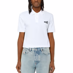 DIESEL T-SMITH-G3 A10632 Mens Polo T Shirts Golf Tee - White, XL