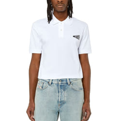 DIESEL T-SMITH-G3 A10632 Mens Polo T Shirts Golf Tee - White, XL