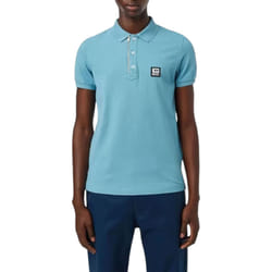 DIESEL T-HARRY A00082 Mens Polo T Shirt Summer Tee - Aqua Blue, S