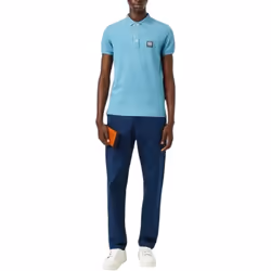 DIESEL T-HARRY A00082 Mens Polo T Shirt Summer Tee - Aqua Blue, 3XL