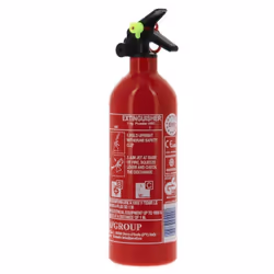 Fire extinguisher; Carlinea; Dry Powder 1 7.8 sec
