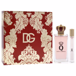 Q by Dolce and Gabbana for Women - 2 Pc Gift Set 3.3oz EDP Spray, 0.33oz EDP Spray