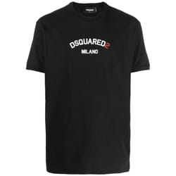Dsquared2 Branded Milano Logo Cool Fit Black T-Shirt - XL