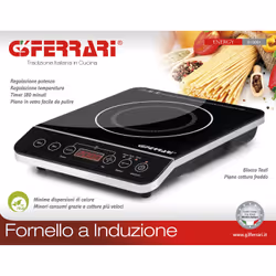 G3 Ferrari G10061 hob Black Countertop 29 cm Zone induction hob 1 zone(s)