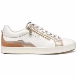 ) Geox D BLOMIEE Women's Optic White/Nude Trainers - White, 5 (Adults' - Additional view 4