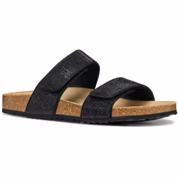 ) Geox D BRIONIA R Women's Black Sandals - Black, 6 (Adults'