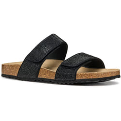 ) Geox D BRIONIA R Women's Black Sandals - Black, 7 (Adults'