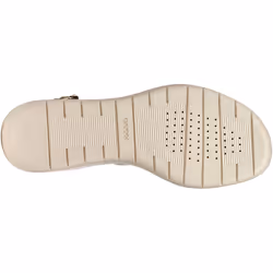 ) Geox D MELICONIA Synthetic Polyurethane Women's Papyrus Wedges - White, 7.5 (Adults'