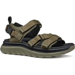 ) Geox U SPHERICA ACTIF X S Polyester Blend Men's Military Flip Flops - Green, 7 (Adults'