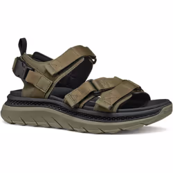 ) Geox U SPHERICA ACTIF X S Polyester Blend Men's Military Flip Flops - Green, 10.5 (Adults'