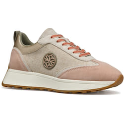 ) Geox D AMABEL Synthetic Polyurethane Women's Light Sand/Light Taupe Trainers - Brown, 5 (Adults'