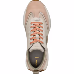 ) Geox D AMABEL Synthetic Polyurethane Women's Light Sand/Light Taupe Trainers - Brown, 7.5 (Adults'