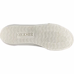 ) Geox D EMMELENY Women's Optic White/Light Gold Trainers - White, 6 (Adults'