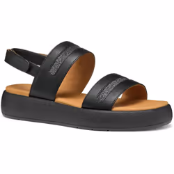 ) Geox D CAMALEI Women's Black Sandals - Black, 3 (Adults'