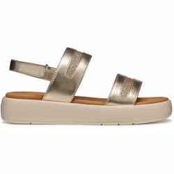 ) Geox D CAMALEI Women's Light Gold Sandals - Gold, 5 (Adults' - Additional view 4