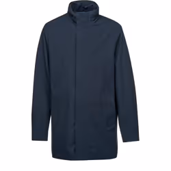 Geox M SPHERICA Men's Blue Straight Coat - Blue, 44"
