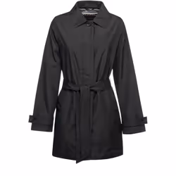 Geox W SOLEIL Women's Black Trench Coat - Black, 12