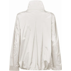 Geox W Dandra Women's Grey Bomber Jacket - Grey, 12