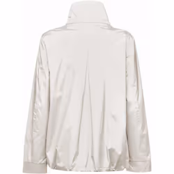 Geox W Dandra Women's Grey Bomber Jacket - Grey, 14