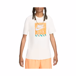 NIKE AIR Mens T Shirts Sports Top L-3XL (TALL) - Off White, 2XL TALL
