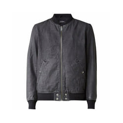 DIESEL J HOLZ 0CAOK Mens Denim Bomber Jacket - L