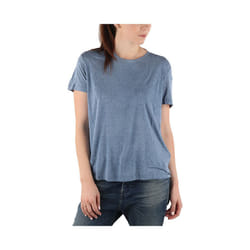 DIESEL T MORIPLAQUE Womens T-Shirt Crew Neck Short Sleeve Casual Summer Blue Tee - M