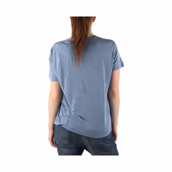 DIESEL T MORIPLAQUE Womens T-Shirt Crew Neck Short Sleeve Casual Summer Blue Tee - M
