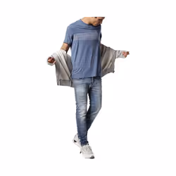 DIESEL T JOE QF Mens T Shirt Short Sleeve Crew Neck Casual Summer Cotton Tees - L