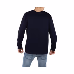 DIESEL T JOSES 0IAOU Mens T Shirt Long Sleeves Crew Neck Summer Casual Black Tee - XS