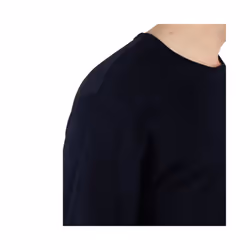 DIESEL T JOSES 0IAOU Mens T Shirt Long Sleeves Crew Neck Summer Casual Black Tee - XS