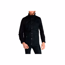 DIESEL J WINY Mens Parka Jacket Padded Quilted Navy Coat Casual Winter Outwear - M