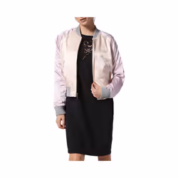 DIESEL G ABSOL Womens Bomber Jacket Pink - Pink, XS