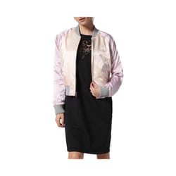 DIESEL G ABSOL Womens Bomber Jacket Pink - Pink, XS