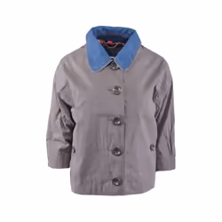 DIESEL G KYLA A 0TAPT Womens Denim Jacket Button Long Sleeve Winter Outwear Coat - Small