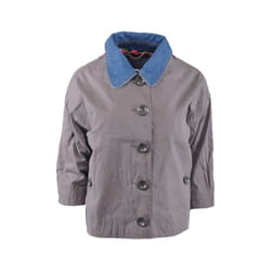 DIESEL G KYLA A 0TAPT Womens Denim Jacket Button Long Sleeve Winter Outwear Coat - Small