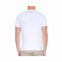 DIESEL T JOE RV 100 Mens T-Shirt Short Sleeve Ribbed Top Summer Casual White Tee - L