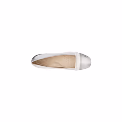 Geox Women's D Annytah A Ballet Flats  Silver Silver White C0434  7