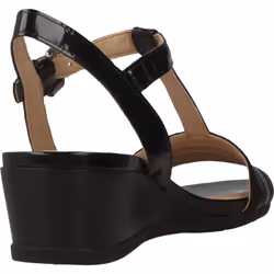 Geox Women's D MARYKARMEN C Open Toe Sandals  Black (Black C9999)  4 U