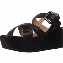 Geox Women's Platform Flatform Sandals Black Black C9999 8.5