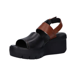 Geox Women's D Torrence A Flatform Sandals  Black Black Brown C0111  9