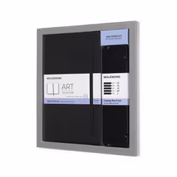 Moleskine Art Collection Sketching Kit, Monochromatic, Black, Matt, 165 g/m², Hardcover, Adult