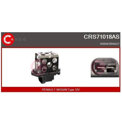 CASCO CRS71018AS Pre-resistor, electro motor radiator fan RENAULT: CLIO 2