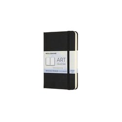 9 x 14 cm Pocket Size Watercolour Notebook Watercolour Notebook, Paper Suitable for Watercolour Pencils and Paints Hard Cover and Elastic Closure,