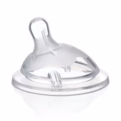 Chicco Natural Feeling, Silicone, Transparent, 2 month(s), 1 pc(s)