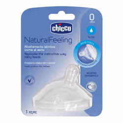 Chicco 00081011100000 bottle nipple Silicone Round Slow flow
